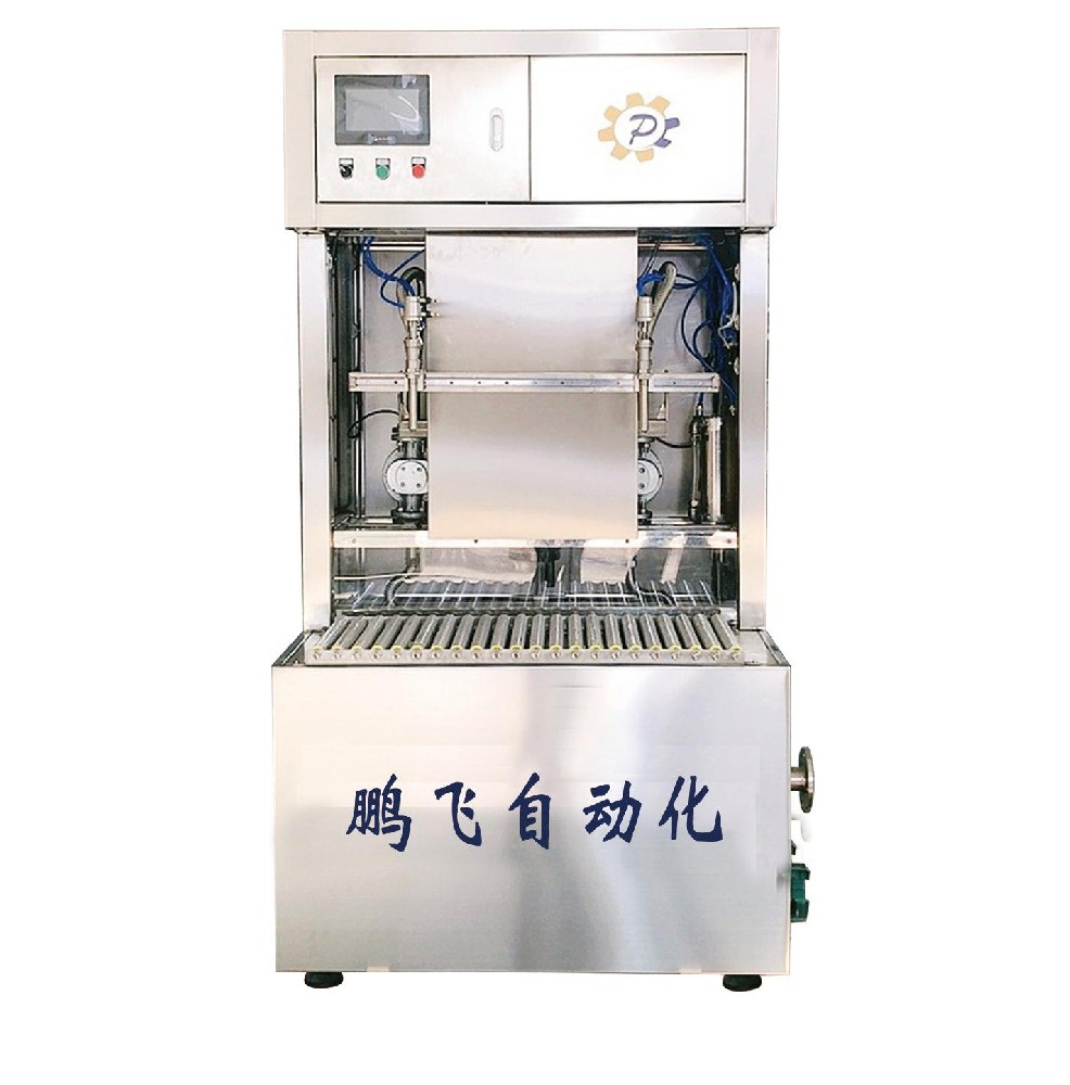 半自動雙頭油脂灌裝機(中包)