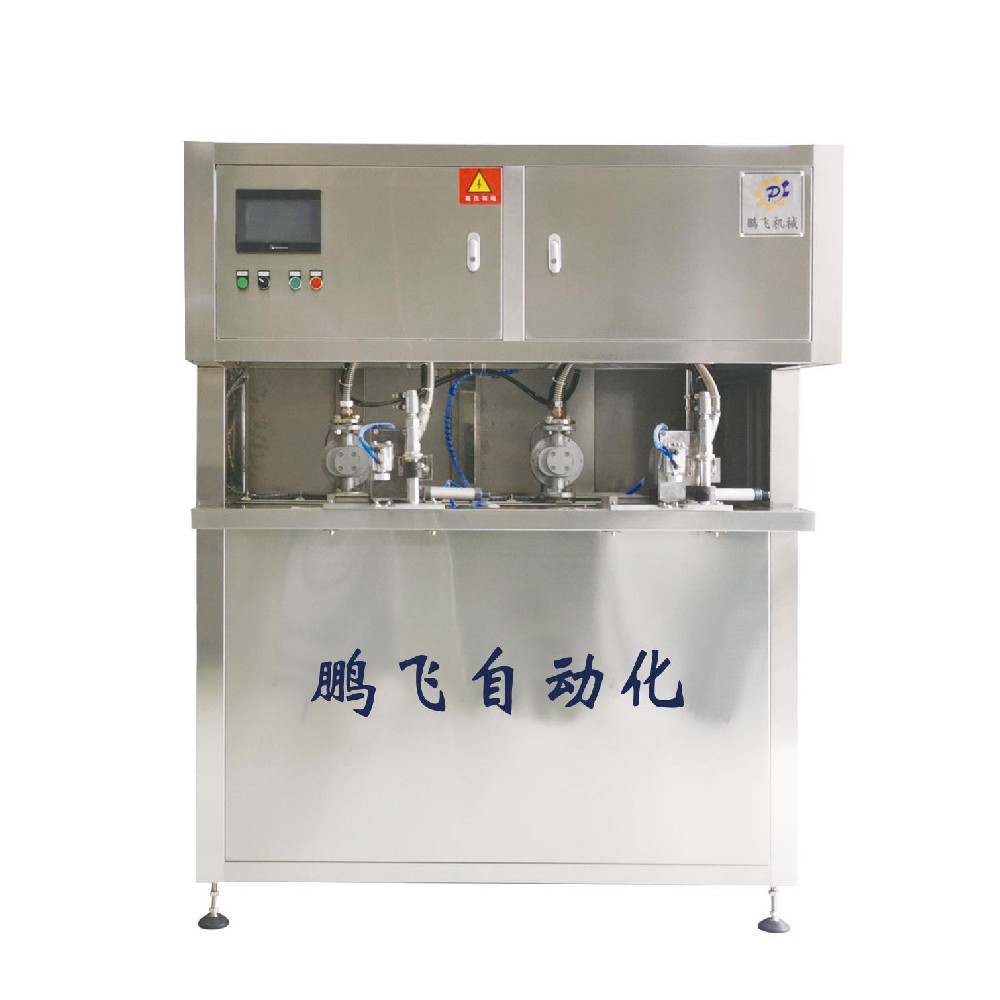 半自動雙頭油脂灌裝機(軟包)